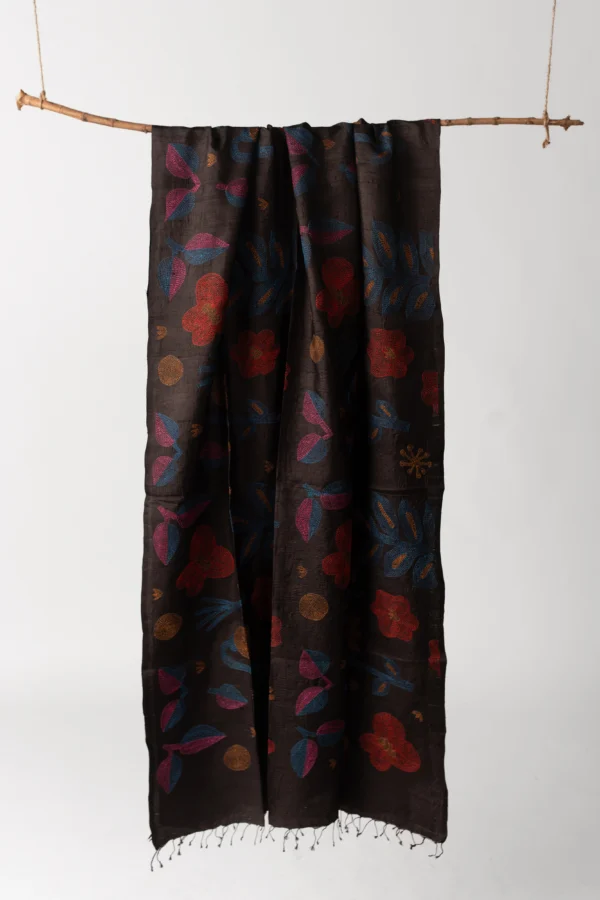 Oshibana Dupatta - Black