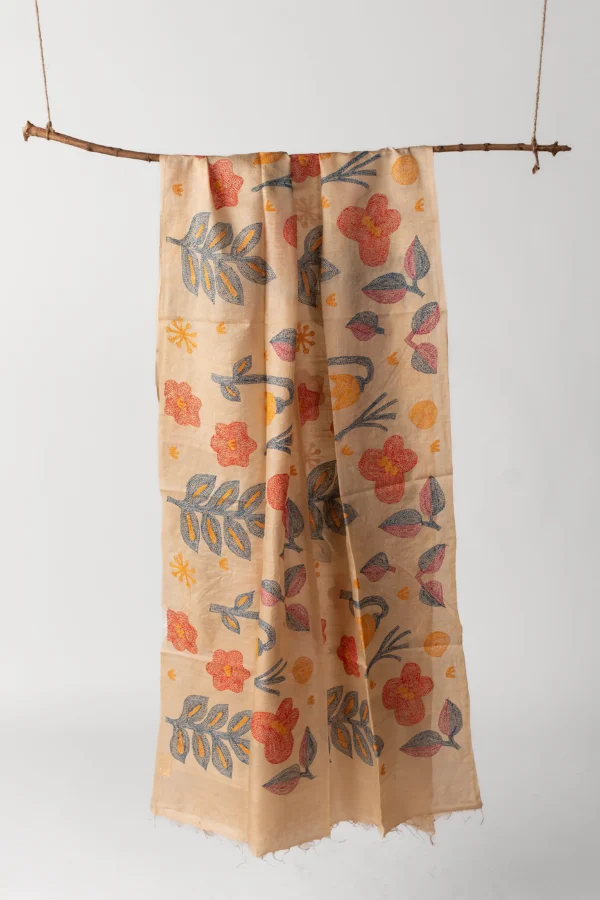 Oshibana Dupatta - Beige