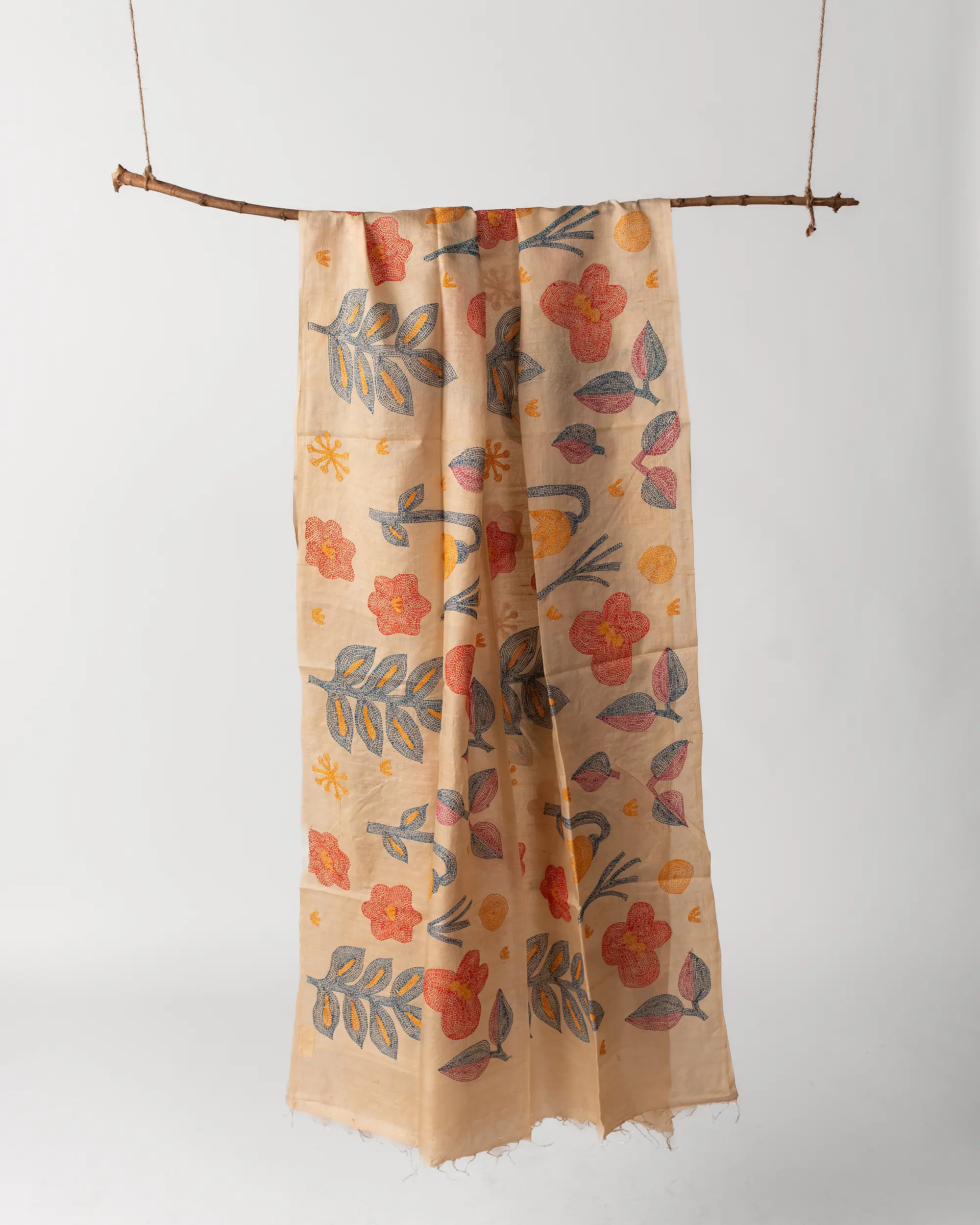 Oshibana Dupatta - Beige
